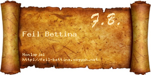 Feil Bettina névjegykártya